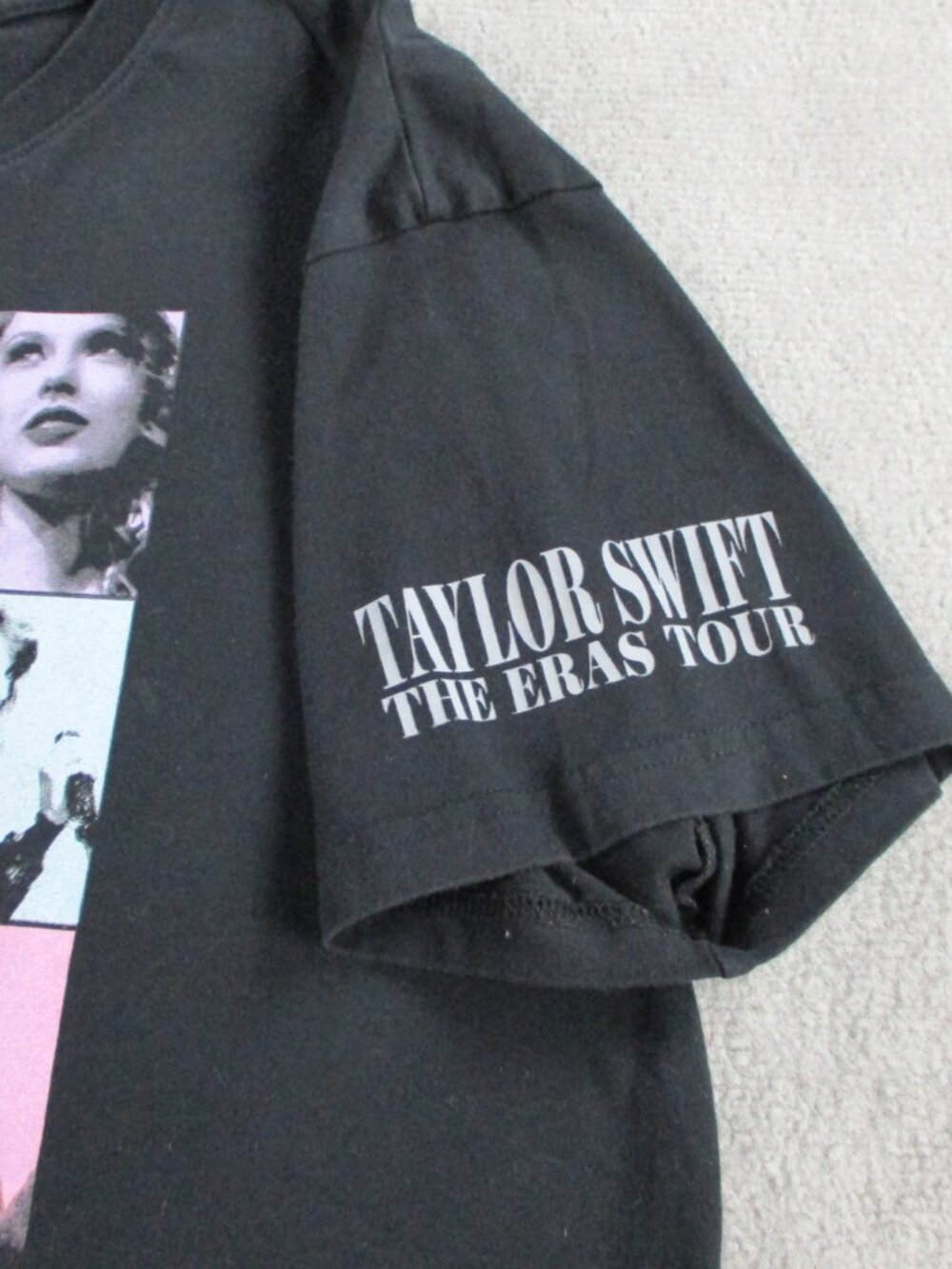 Taylor Swift Eras Tour T Shirt Adult Large Black Graphic Print Official Tee - Picture 3 of 10